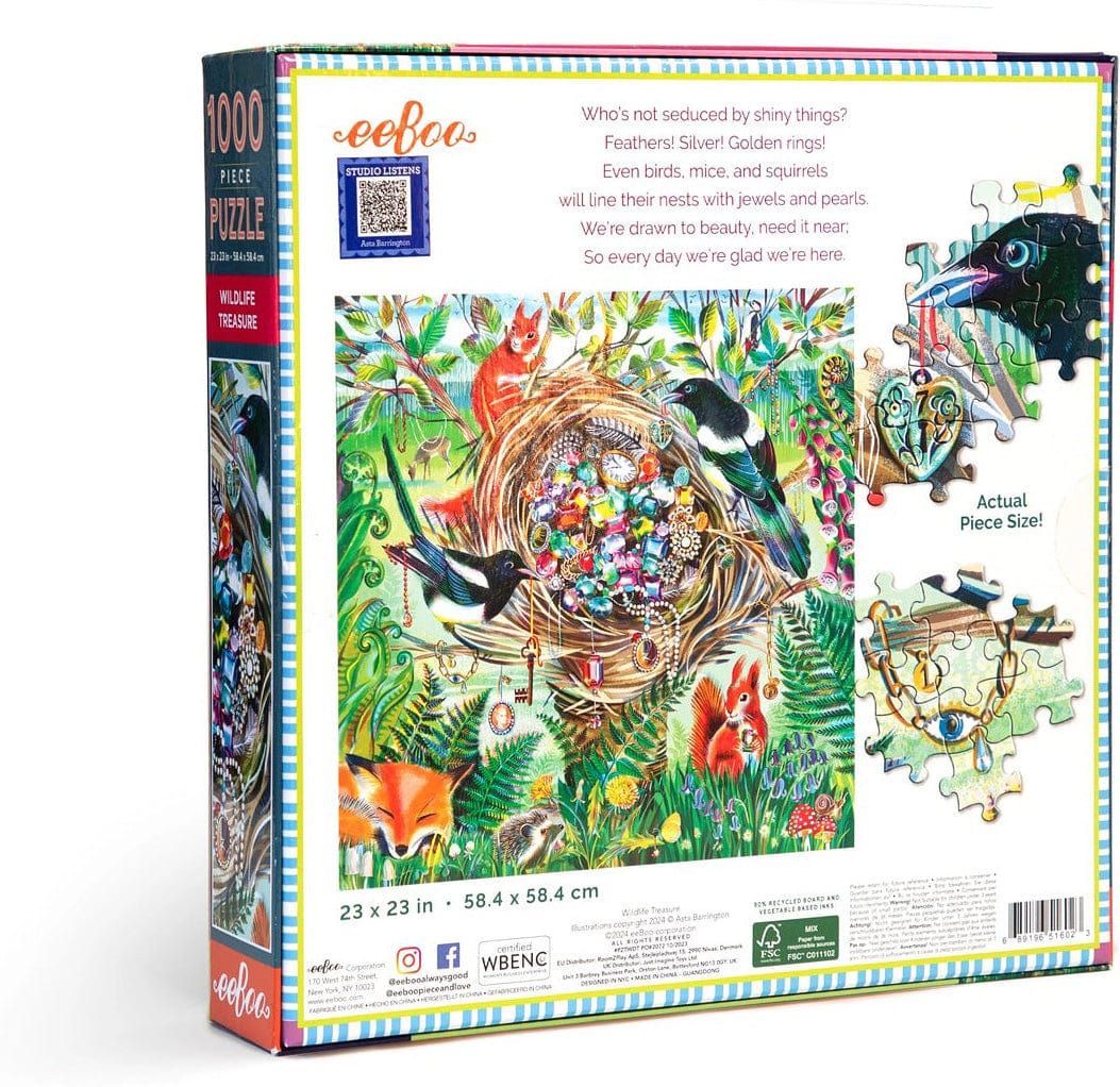 1000 Piece Puzzle Wildlife Treasure - Image 4
