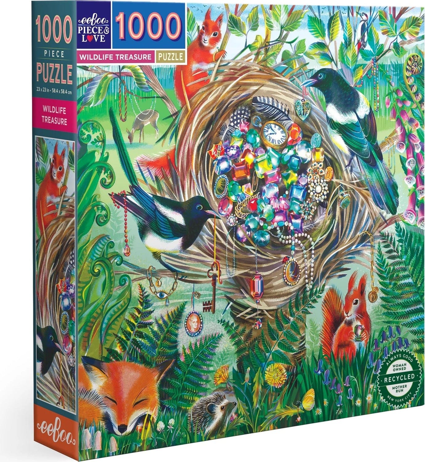 1000 Piece Puzzle Wildlife Treasure - Image 5