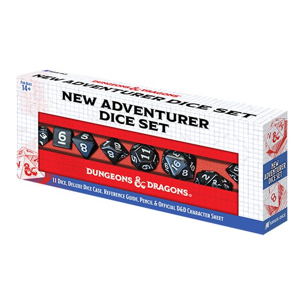 11-Die Set D&D New Adventurer Set- Black - Image 3