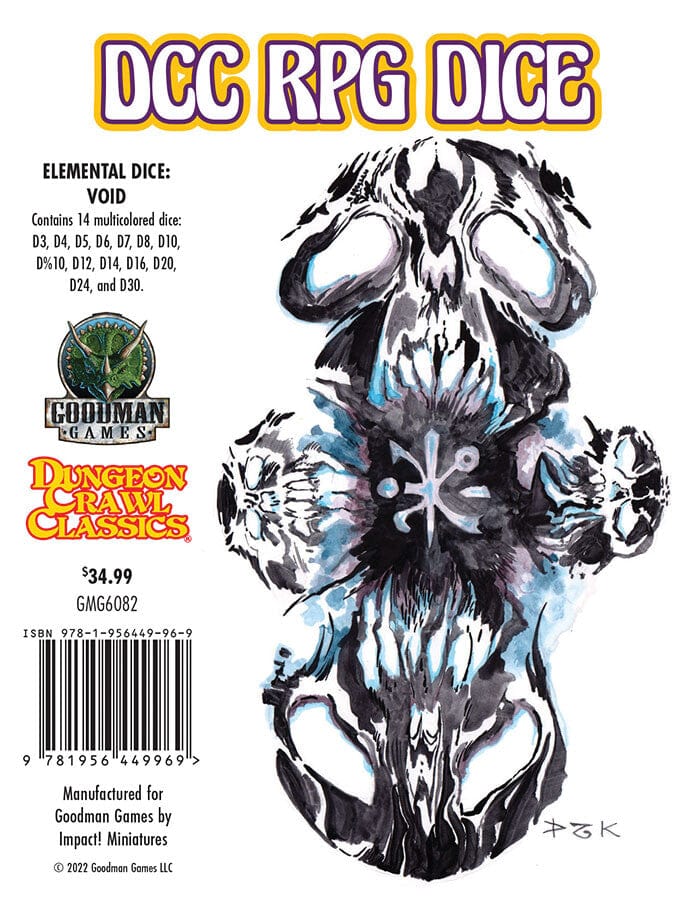 14-Set DCC Elemental Dice - Void