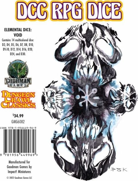 14-Set DCC Elemental Dice - Void - Image 3