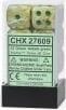Marble 16mm D6 Green/dark green Dice Block™ (12 dice) - Image 4