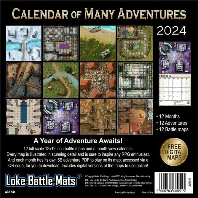 2024 Calendar of Many Adventures - Image 2