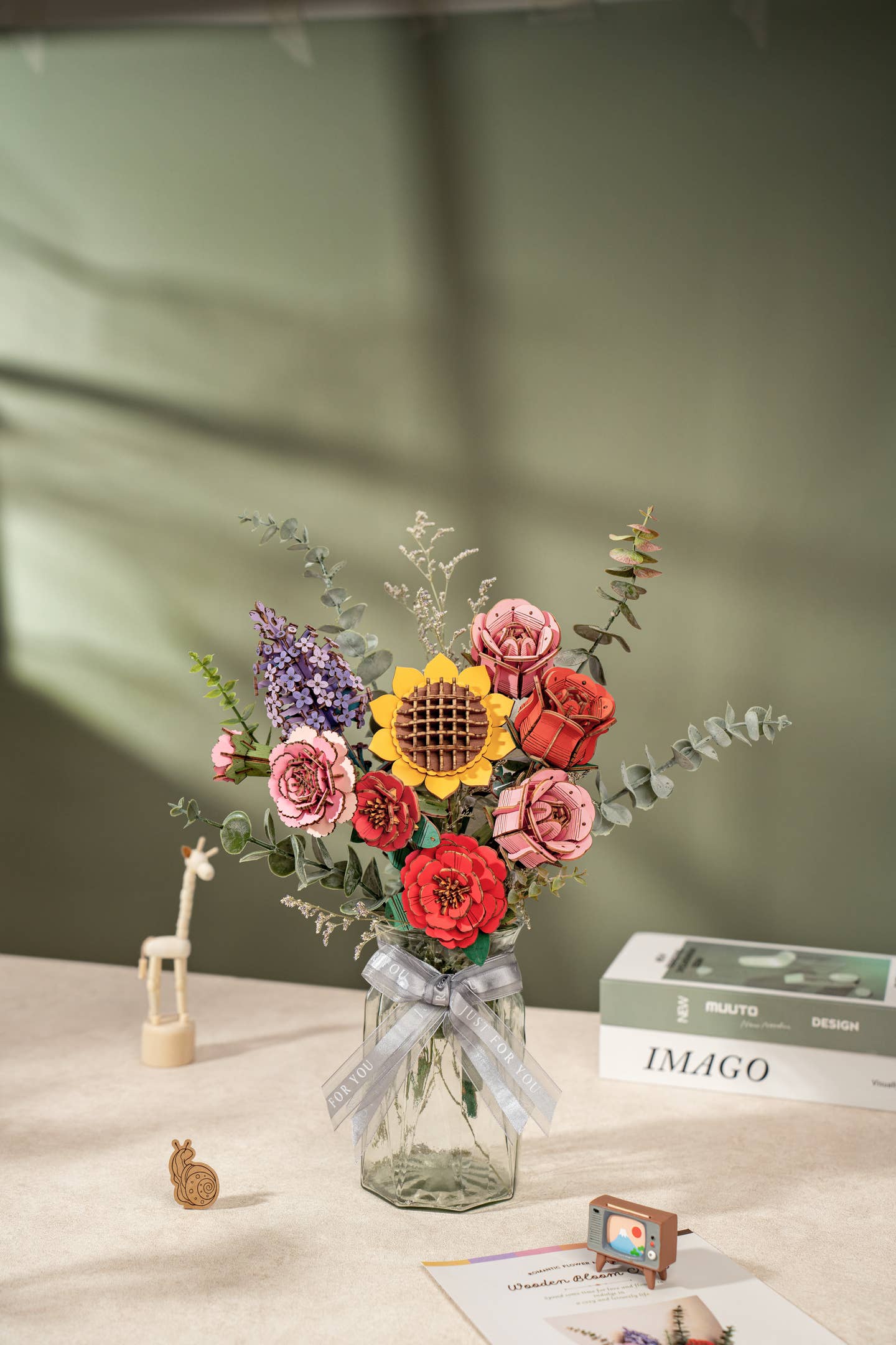3D Wooden Flower Puzzles: Sunflower - Image 10