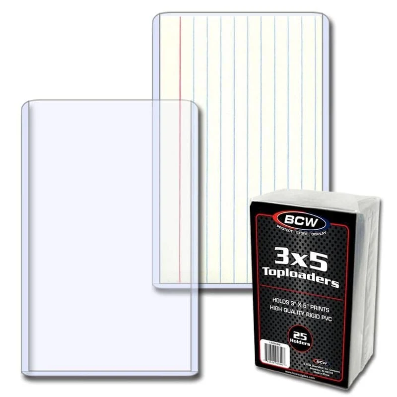 3x5 Toploader Pack