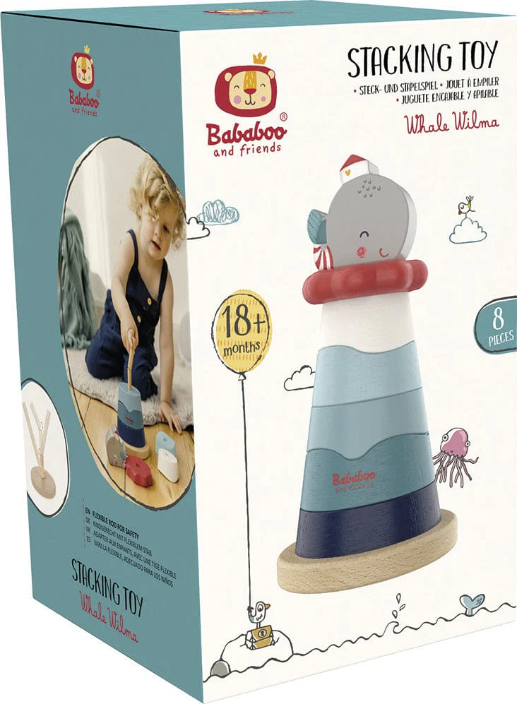 Whale Wilma Stacking Toy - Image 3