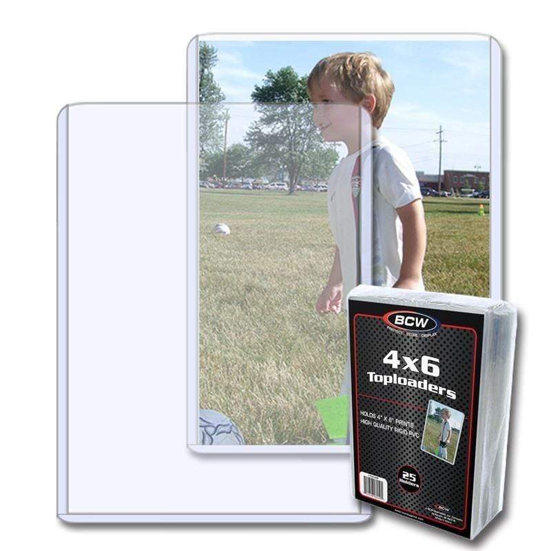 Lot of 25 BCW 4 x 6 Postcard Toploaders