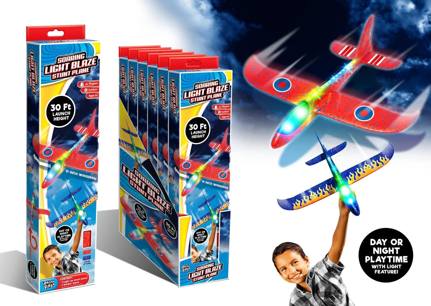 Anker Play Soaring Light Blaze Stunt Plane - Image 3