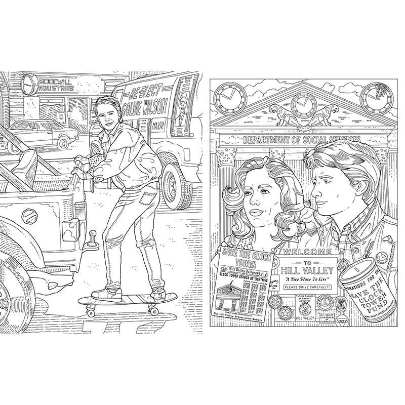 Back to the Future: The Official Coloring Book - Image 2