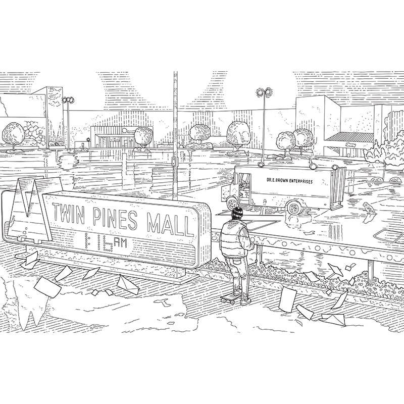 Back to the Future: The Official Coloring Book - Image 3