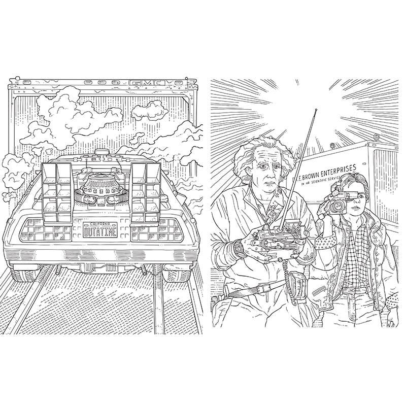 Back to the Future: The Official Coloring Book - Image 4