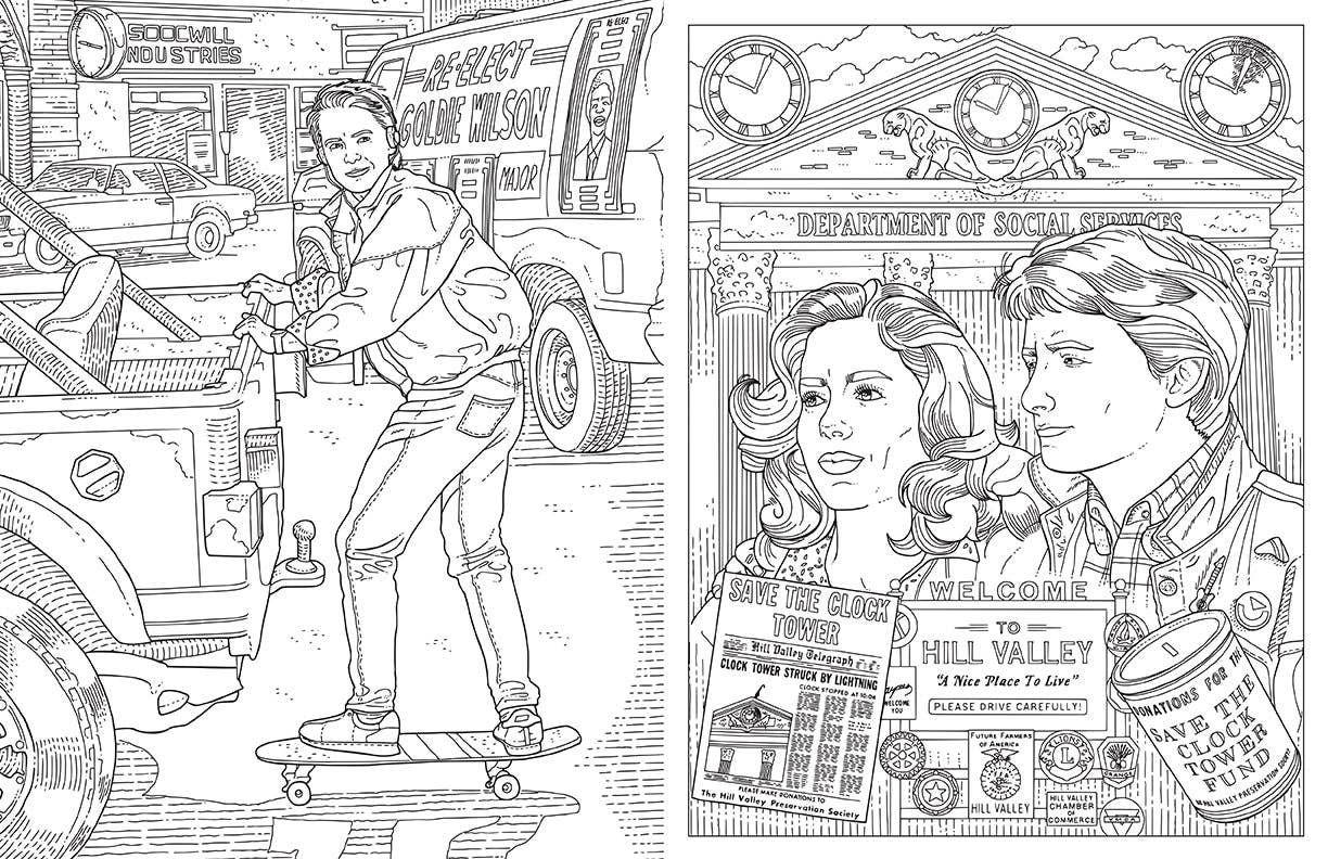 Back to the Future: The Official Coloring Book - Image 5