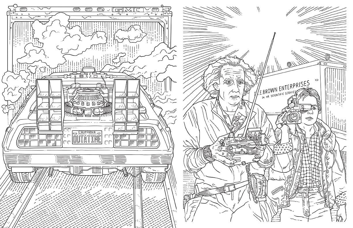 Back to the Future: The Official Coloring Book - Image 7