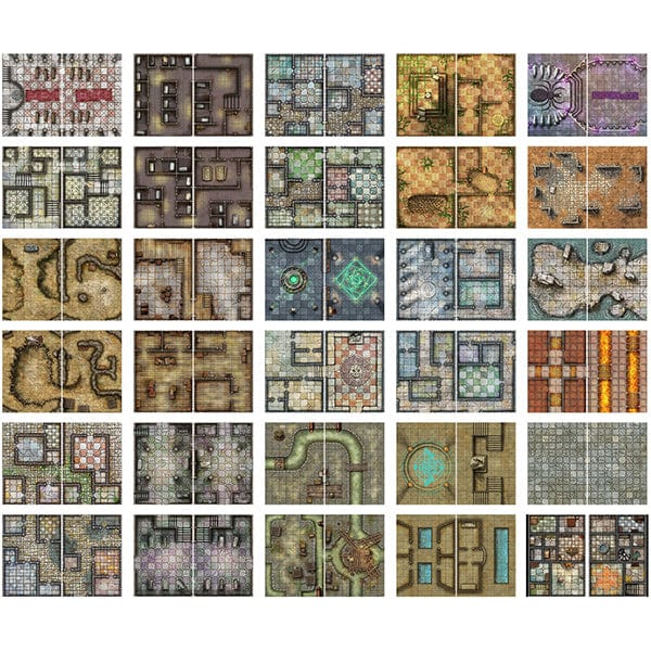 Battle Mat: Big Book of Battle Mats: Cells & Shrines - Image 2