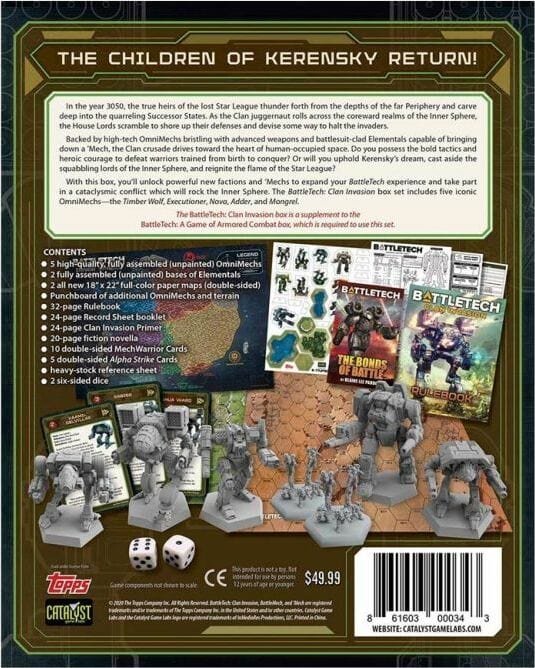 Battletech: Clan Invasion Box Exp Set - Image 3