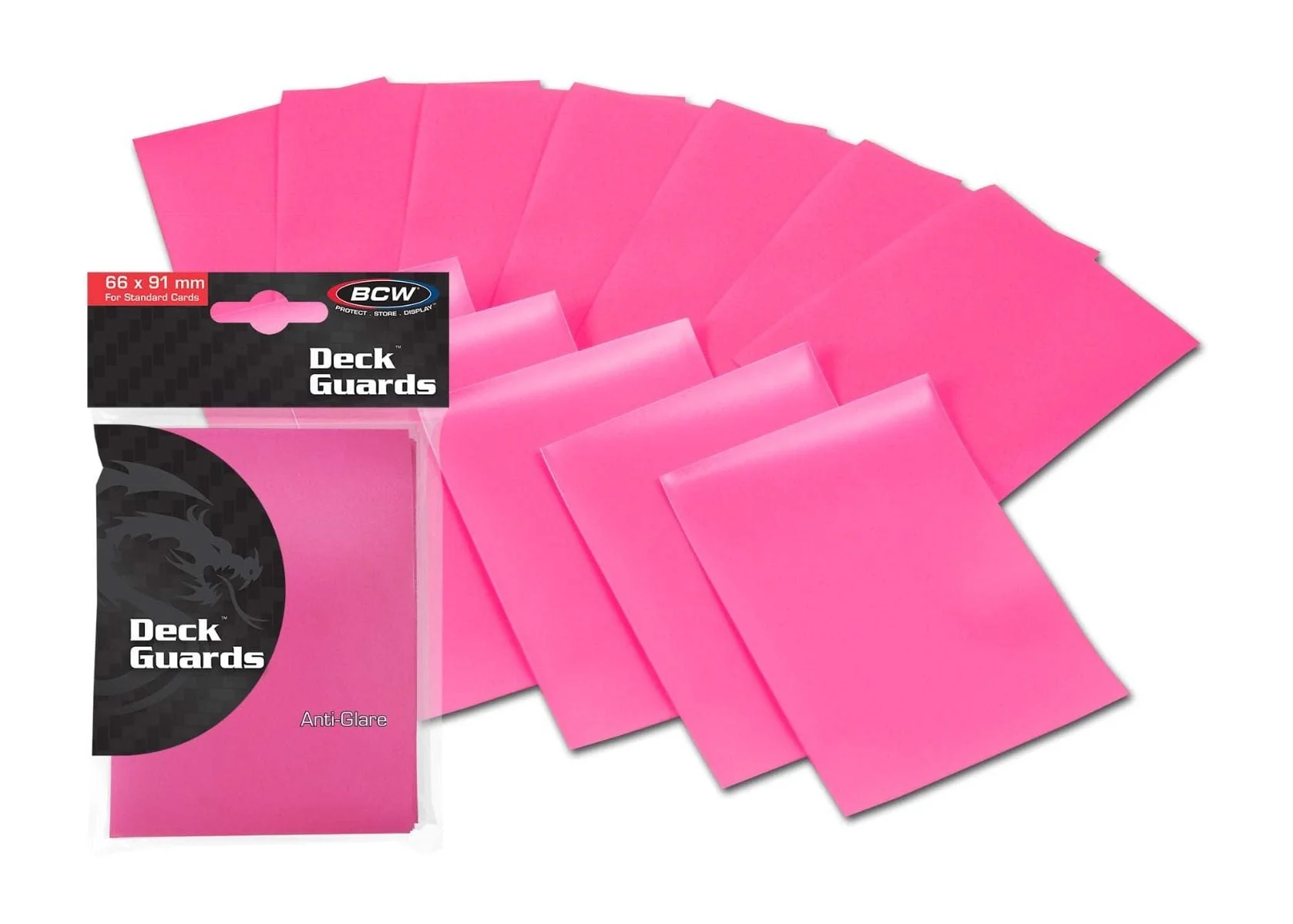 BCW Pink Double Matte Sleeves - Image 2