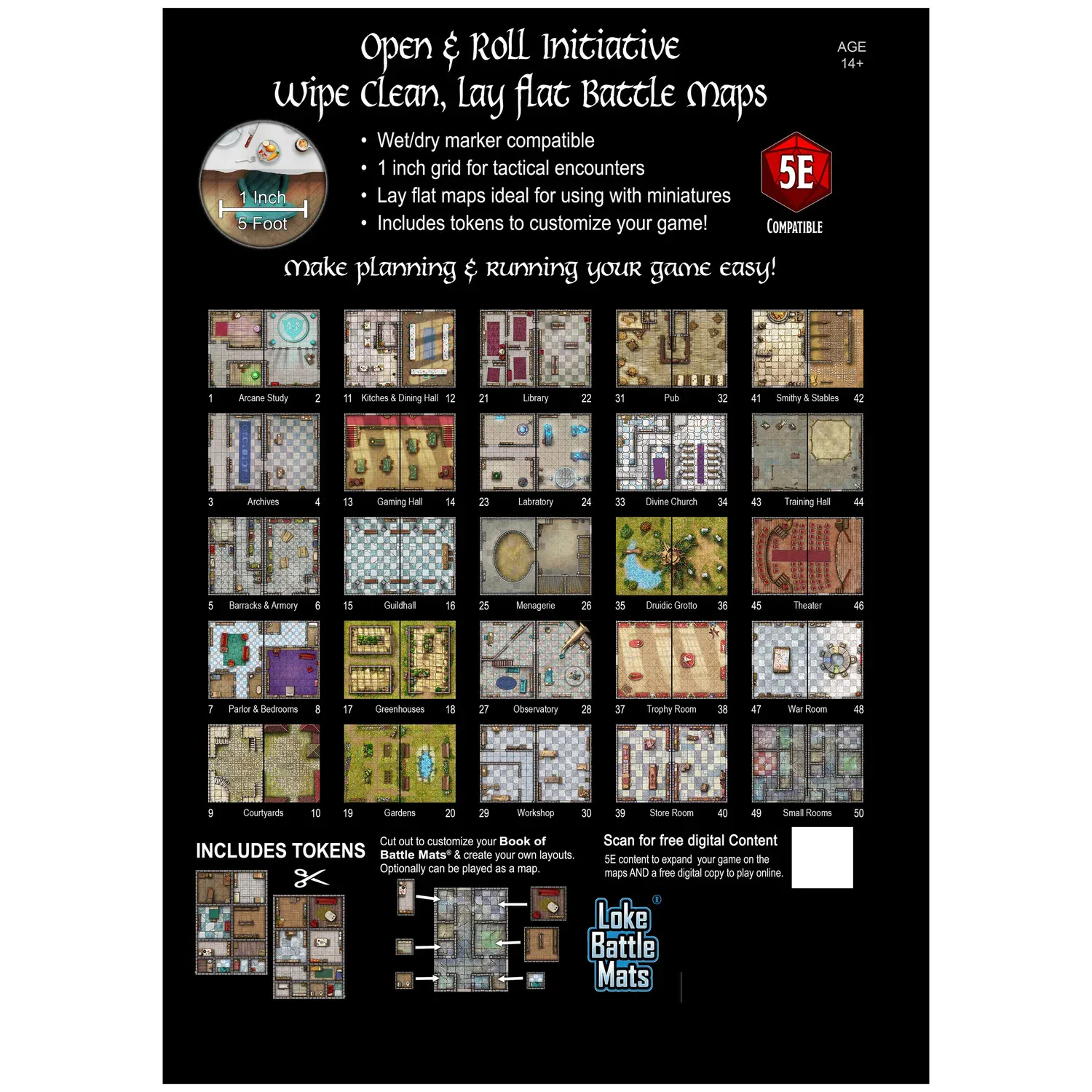 Big Book of Battle Mats - Bastions & Strongholds 12x9" - Image 3
