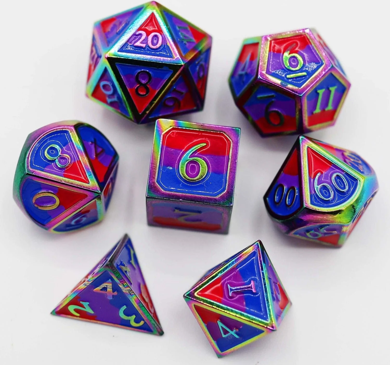 Bisexual Metal Dice Set - Image 2