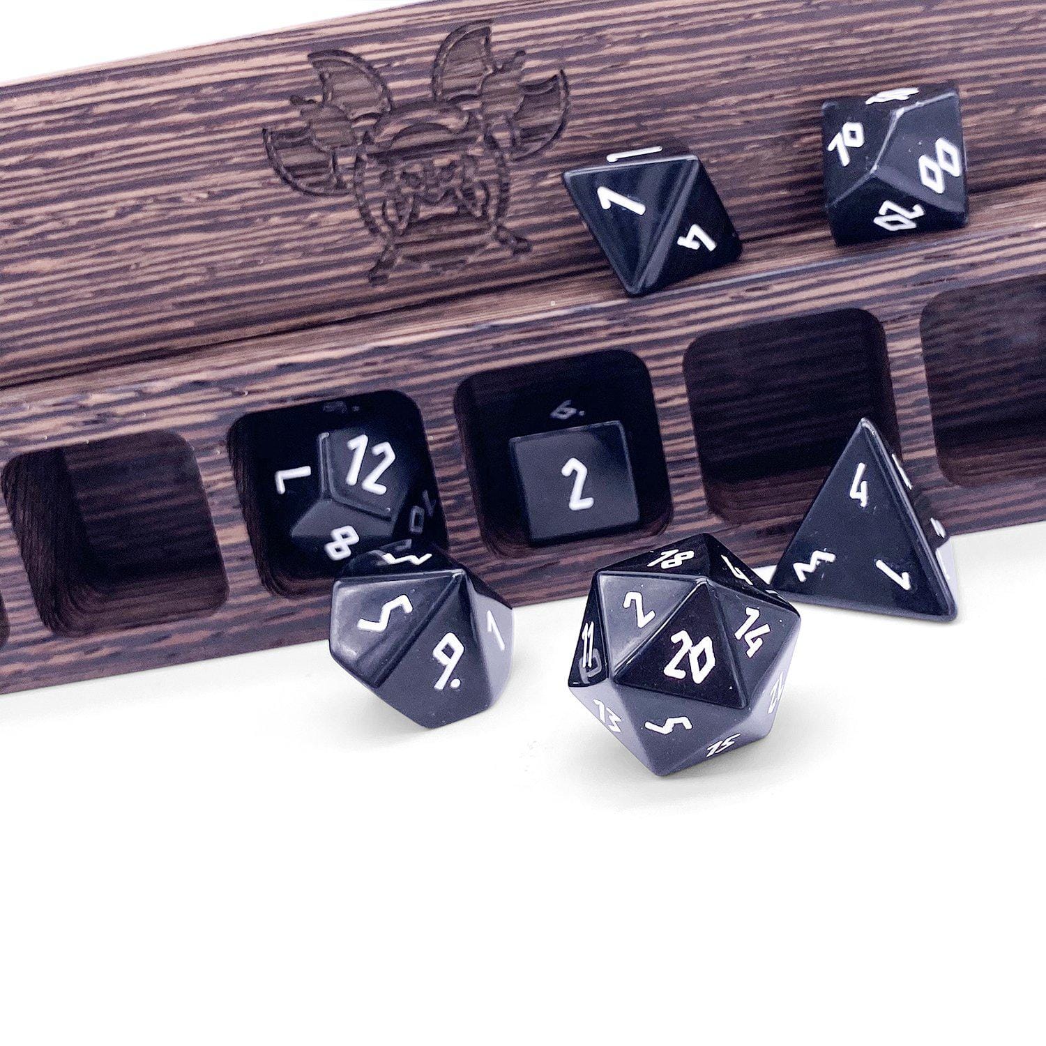 Black Obsidian 7 Die Set - Image 3