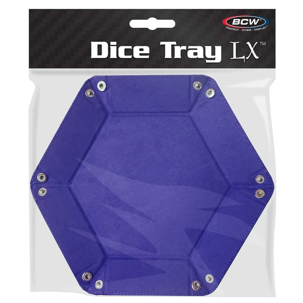Blue Hexagon Dice Tray