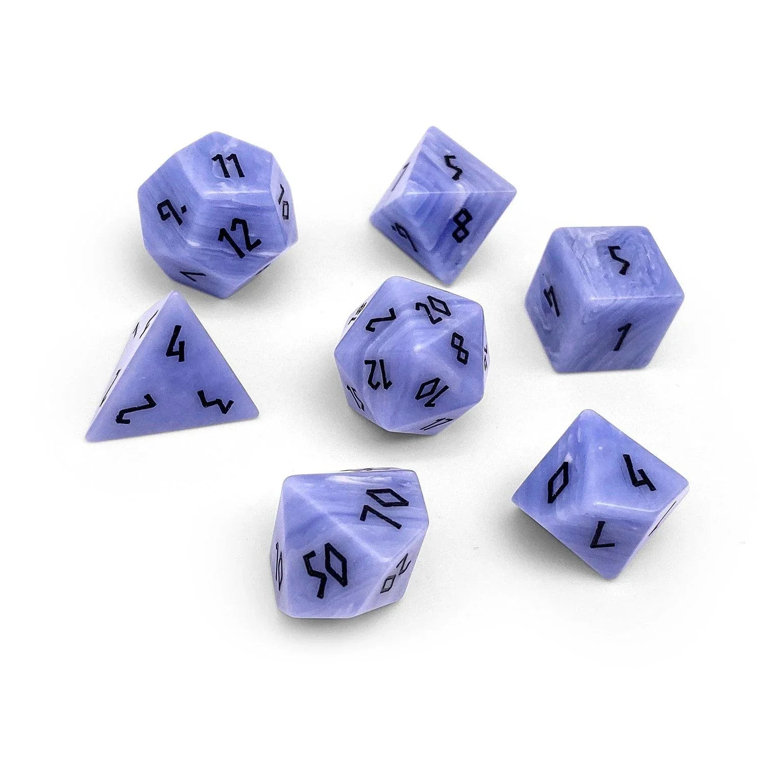 Blue Laced Agate 7 Die Set