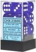 Translucent 16mm D6 Blue/white Dice Block™ (12 dice) - Image 4