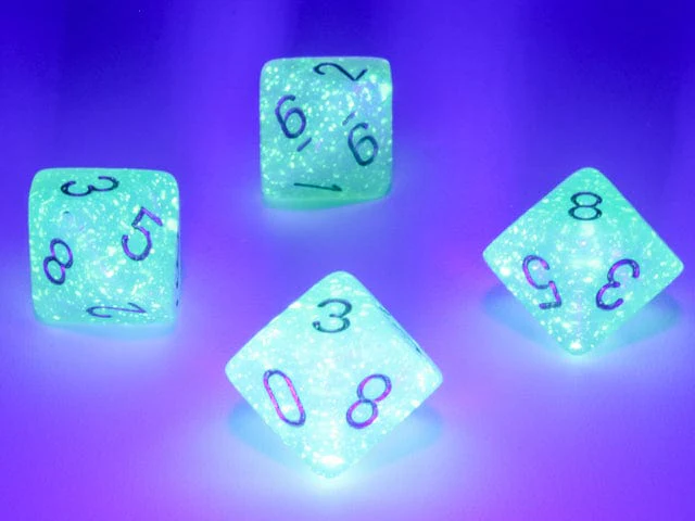 Borealis Light Green Gold Luminary d10 Set - Image 5