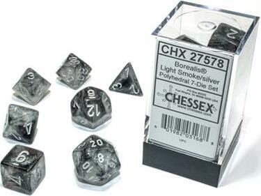 Borealis Light Smoke/silver Luminary Polyhedral 7-Die Set - Image 4