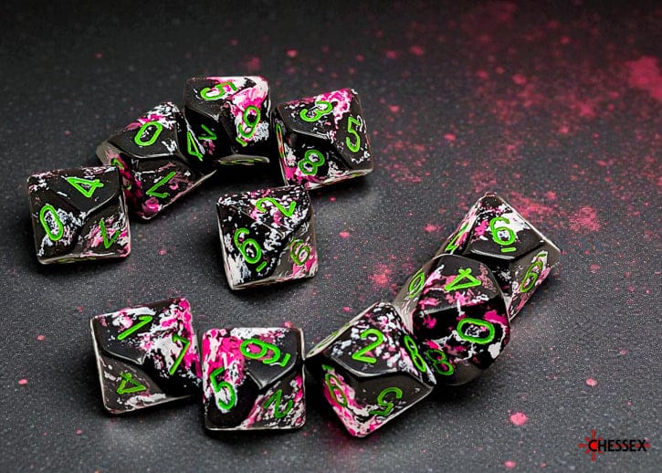 Brush Paintball/green d10 Set