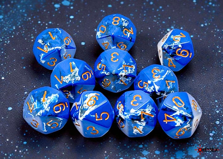 Brush Wavebreak/gold d10 Set