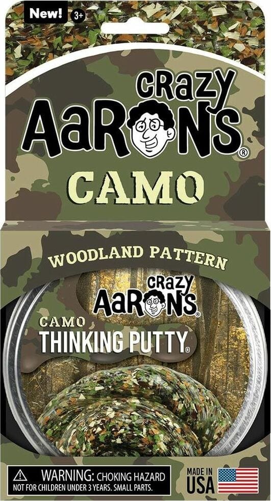 Woodland Camo Trendsetter Thinking Putty 4" Tin - Image 5