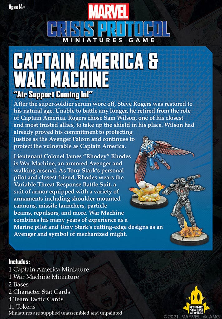 Marvel: Crisis Protocol - Captain America & War Machine - Image 4