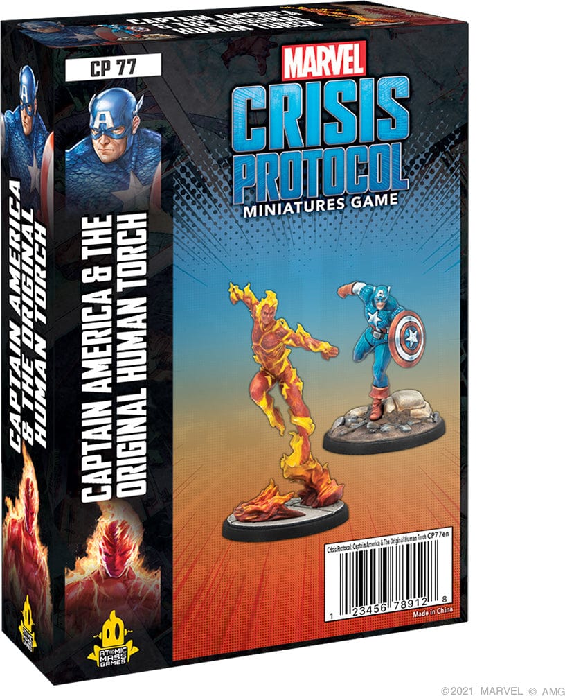 Marvel: Crisis Protocol - Captain America & The Original Human Torch - Image 3