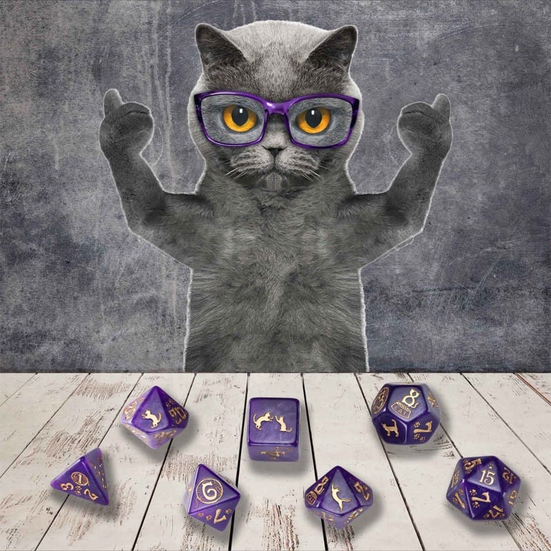 CATS Dice Set: Purrito - Image 2