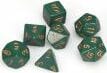 Opaque Polyhedral Dusty Green/copper 7-Die Set - Image 5