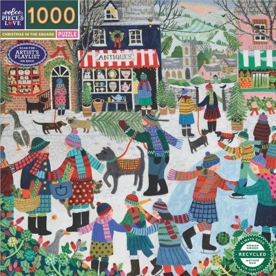 Christmas in the Square - 1000pc Jigsaw Puzzle