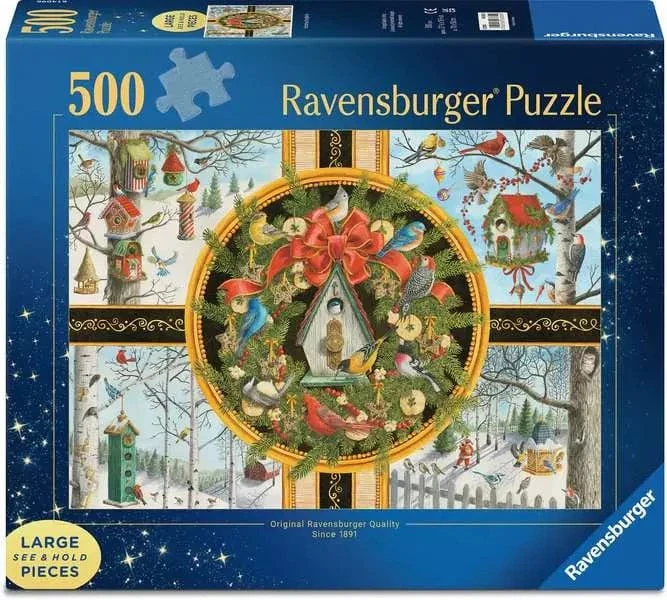 Christmas Songbirds - 500 Pieces Puzzle