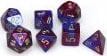 Gemini Blue-Purple/gold Polyhedral 7-Die Set - Image 4