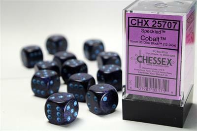 Speckled® 16mm D6 Cobalt™ Dice Block™ (12 dice) - Image 2