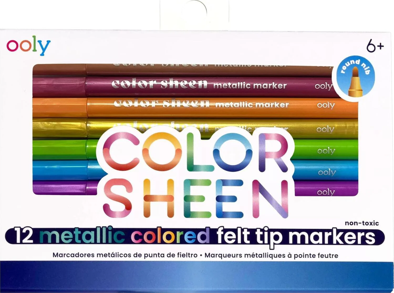 Color Sheen 12 Metallic Markers - Image 5