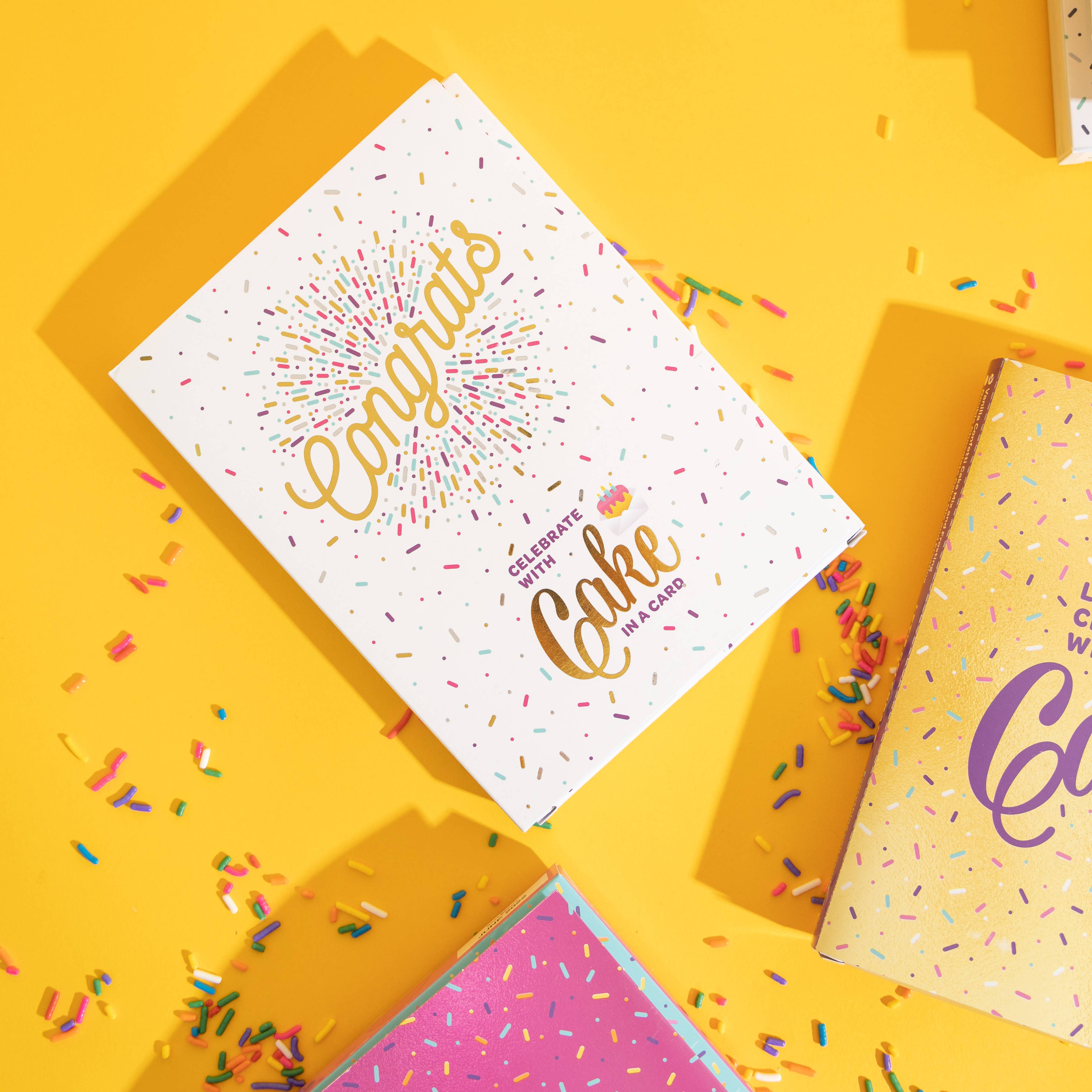 Congrats! Card - Vanilla Confetti