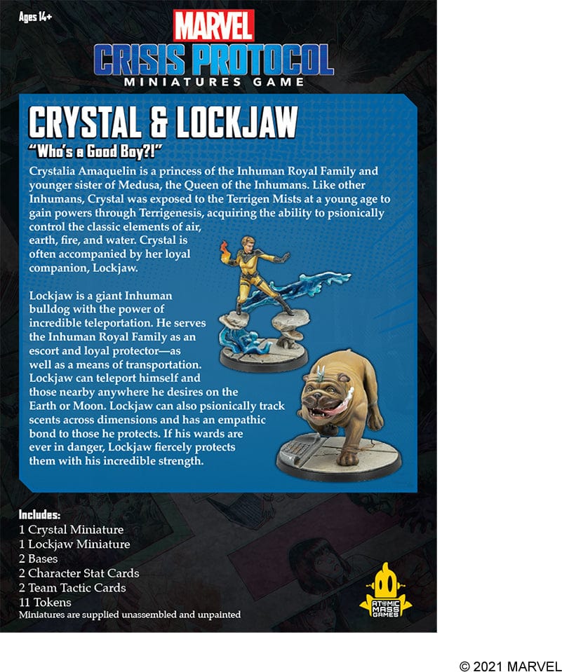 Marvel Crisis Protocol: Crystal and Lockjaw - Image 4
