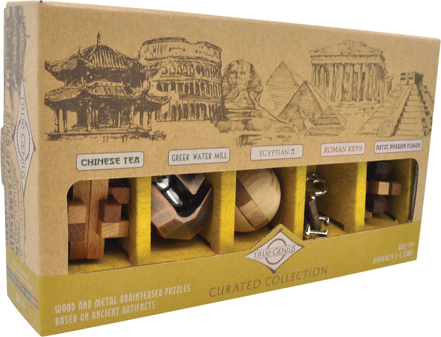 True Genius Wooden Brainteaser Puzzles: Curated Collection - Image 2