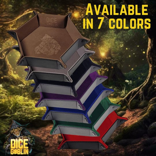 Dice Goblin Hexagon Snap Folding Dice Tray