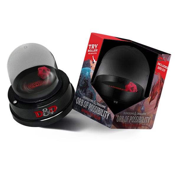 Dice Roller: D&D Orb of Possibility with Silicone d20 & Removable Lid