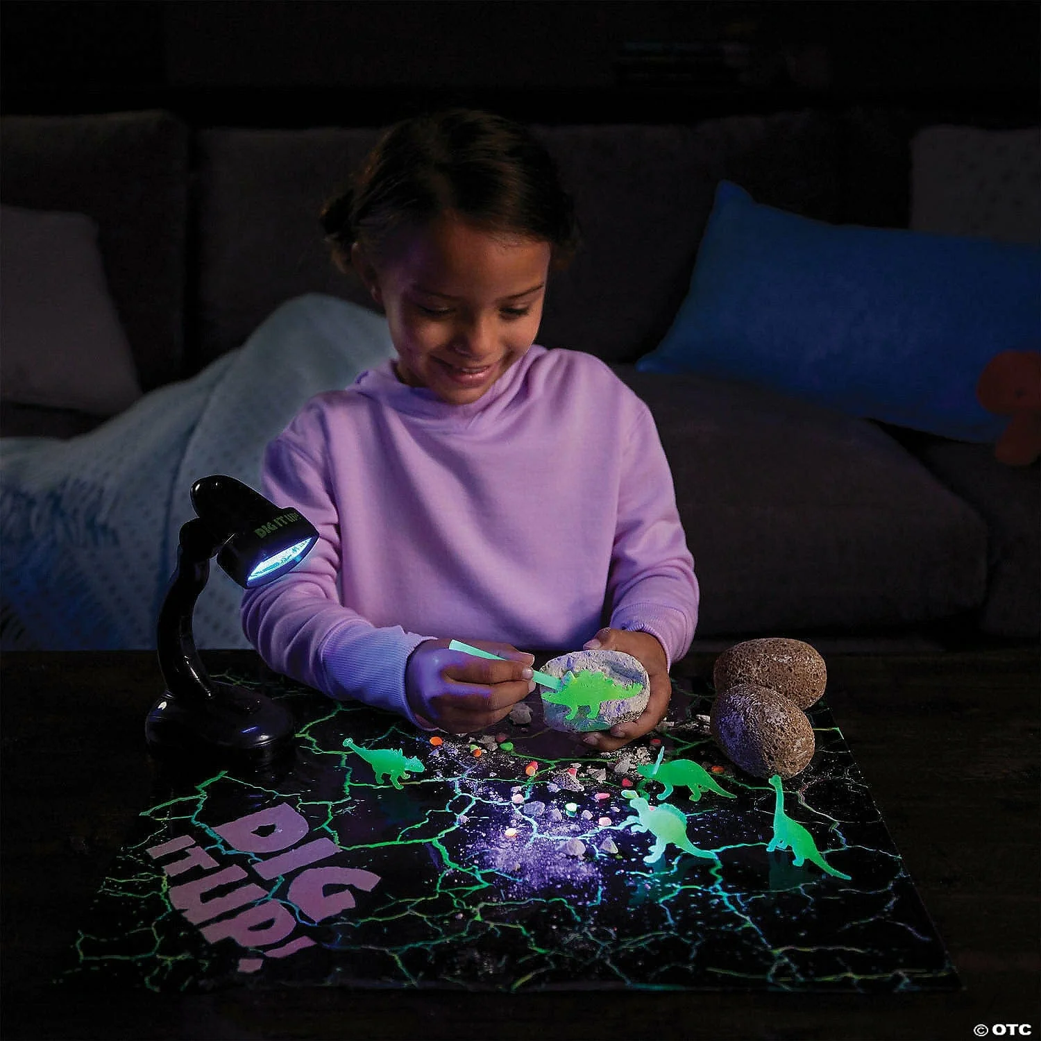Dig It Up! Glow-in-the-Dark Dinosaur Eggs - Image 2