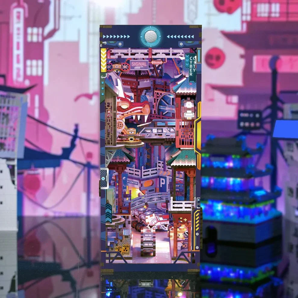 DIY Bookend Puzzle: Cyber City - Image 3