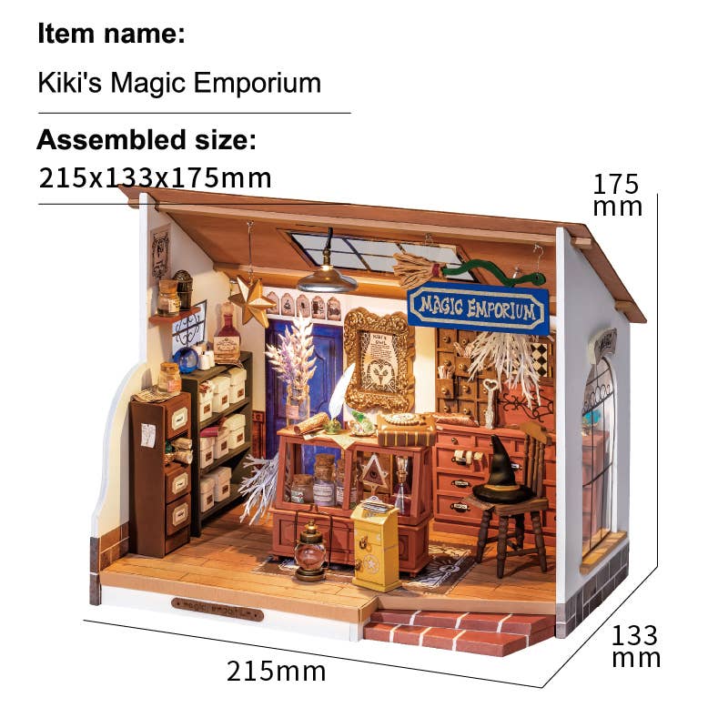DIY Miniature House Kit: Kiki's Magic Emporium - Image 3