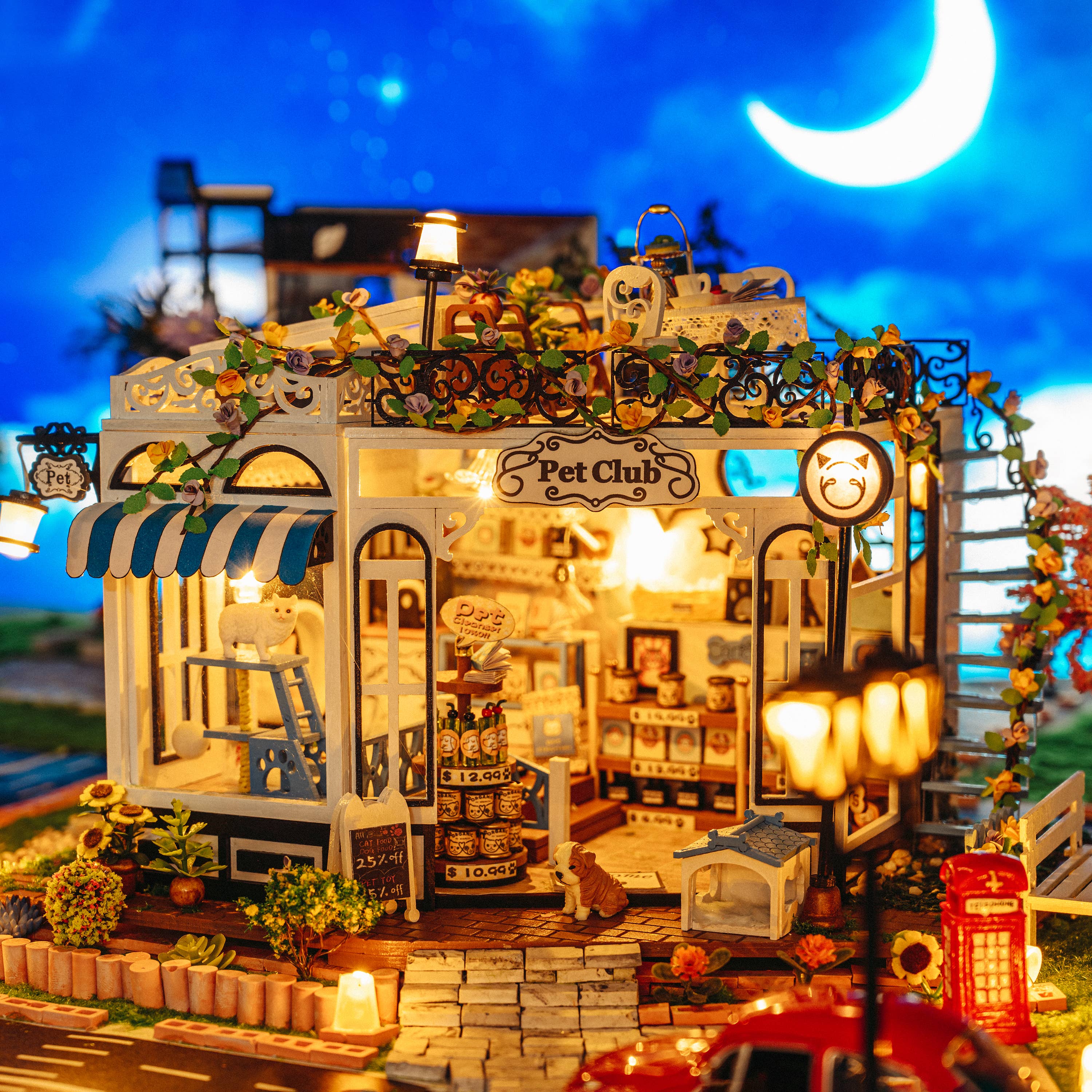 DIY Miniature House Kit: Pet Club - Image 8