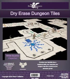 Dry Erase Dungeon Tiles, various colors, shapes, and sizes - Image 12